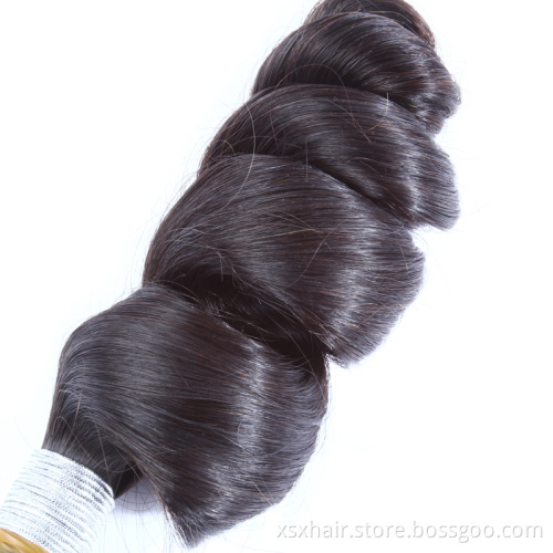 Darling hair 100 % natural brazilian loose deep wave human hair weave
